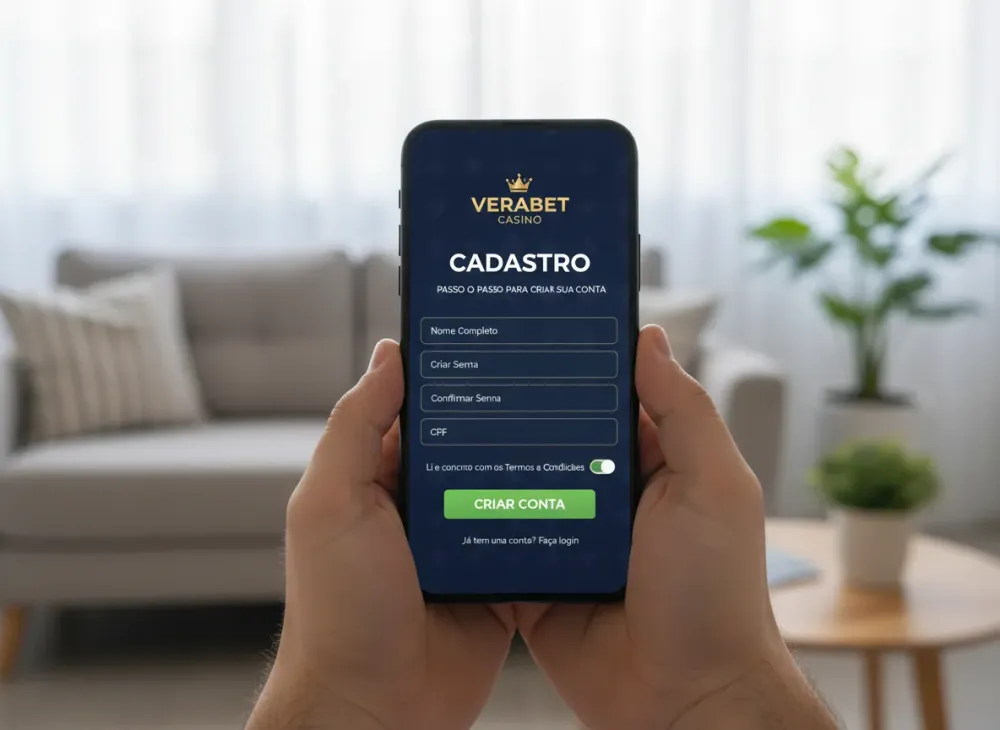 Verabet cadastro: passo a passo para criar sua conta